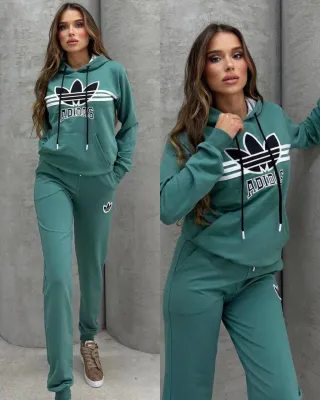 Chándal Adidas verde/Rosa 