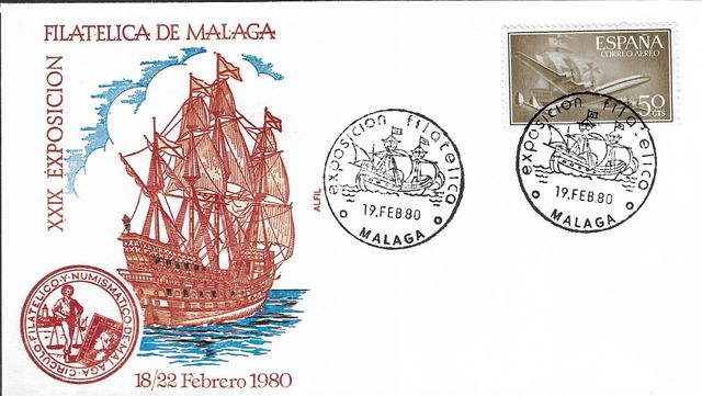 Catálogo XXIX Exposición Filatélica Málaga 1963