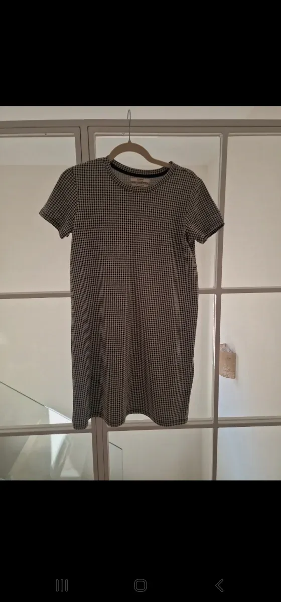 Vestido de algodón con cuadros