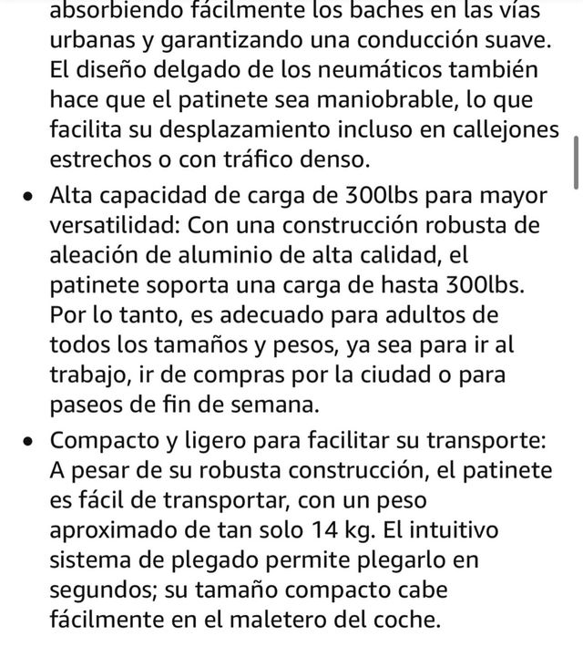 Patinete Eléctrico 8.5 Pulgadas