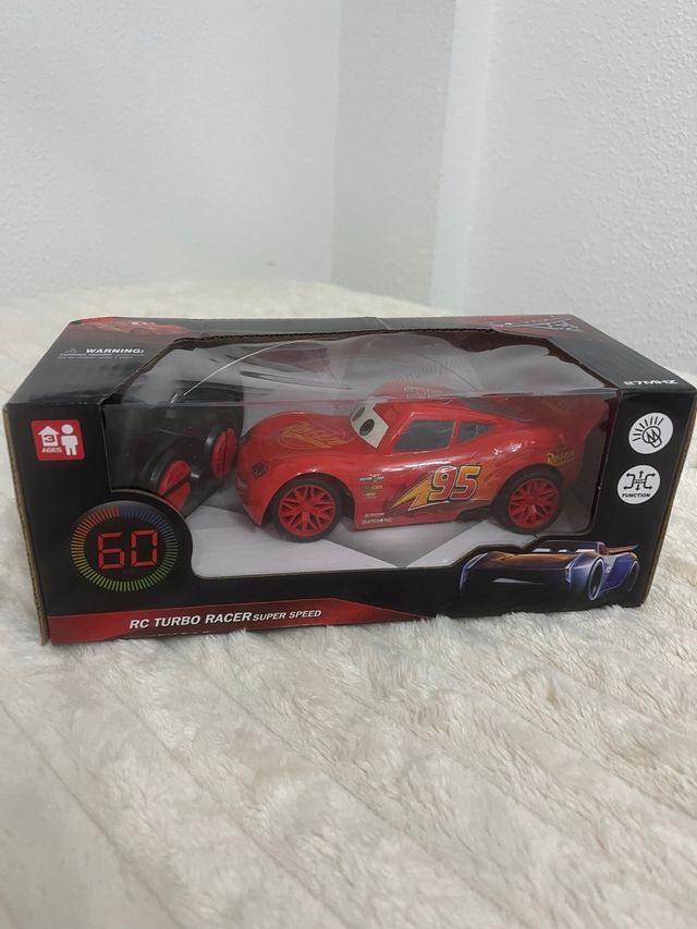 Lote Rayo McQueen RC + 12 coches Cars