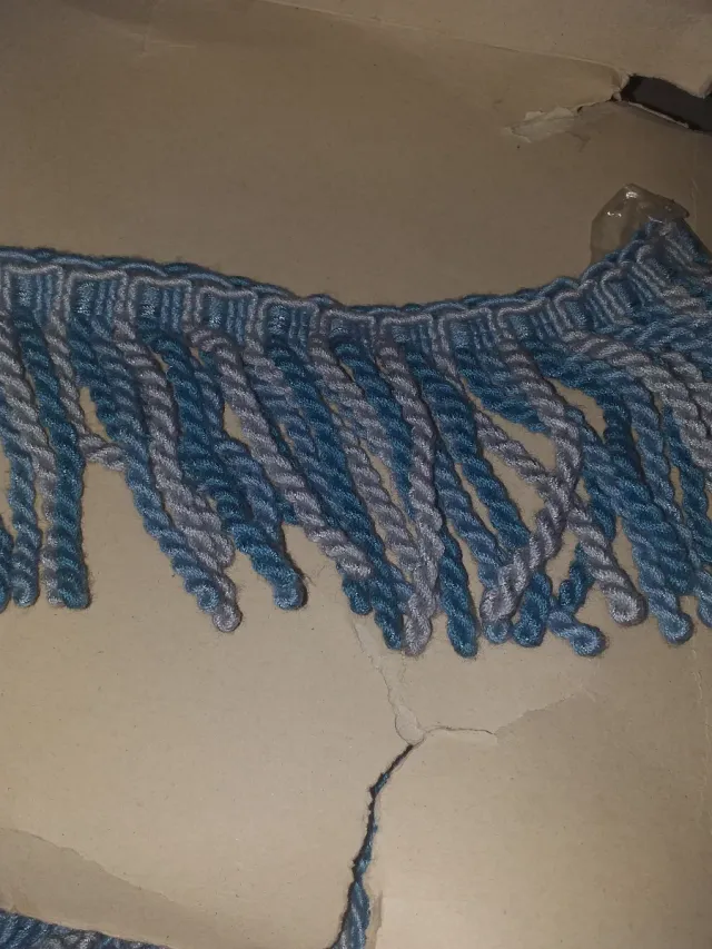 Pasamanería valenciana azul y gris