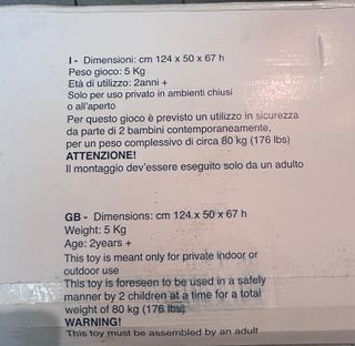 Scivolo Pieghevole Chicco Folding Slide