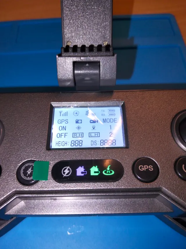 Drone GPS con telecomando e custodia