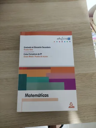 Matemáticas. Graduado en educación secundaria (...