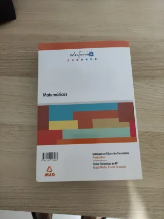Matemáticas. Graduado en educación secundaria (...