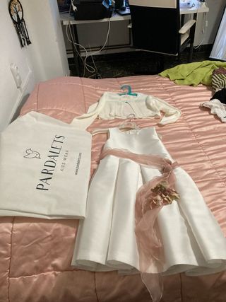 Vestido de fiesta niña blanco