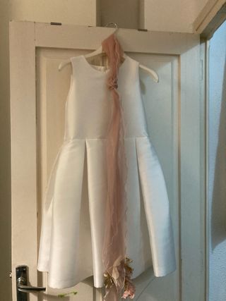 Vestido de fiesta niña blanco