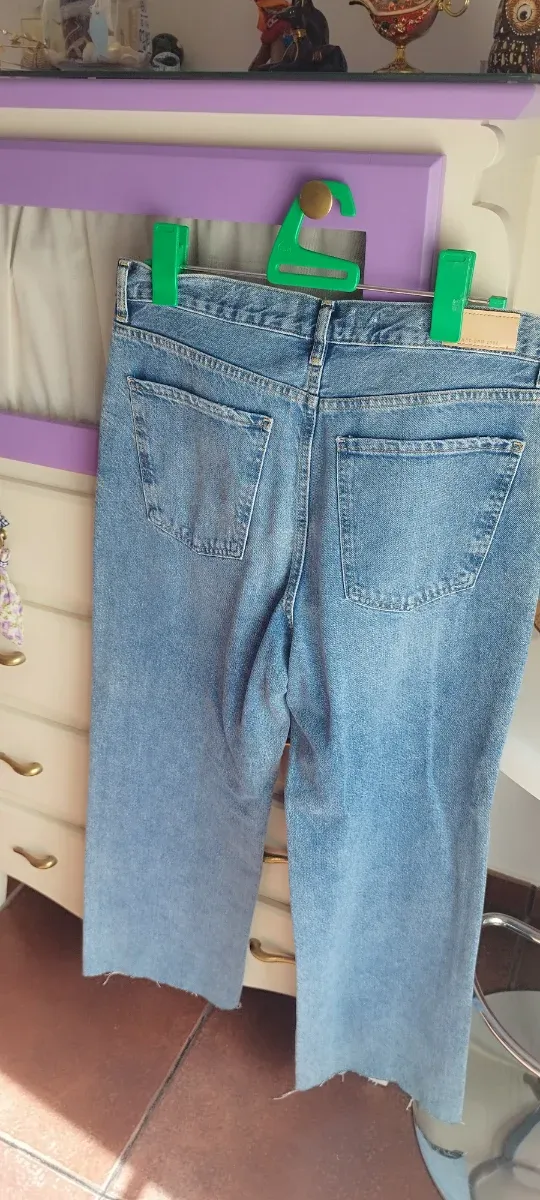Pantalón vaquero Mango azul