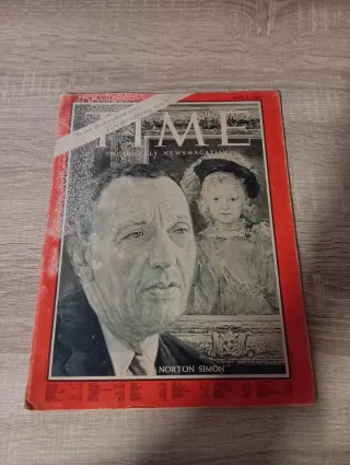 Revista Time Junio 1965 Norton Simon