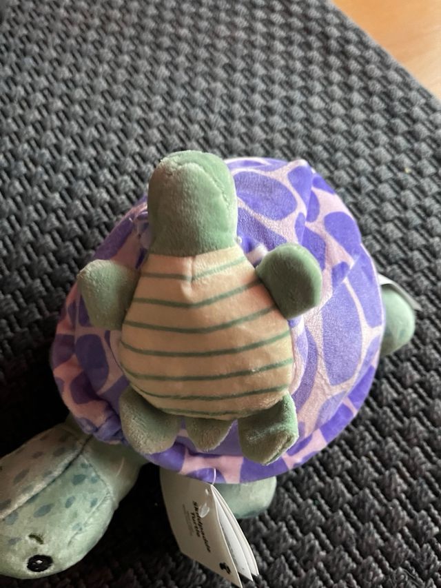 Peluche Tartaruga con Cucciolo Viola