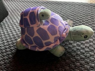 Peluche Tartaruga con Cucciolo Viola