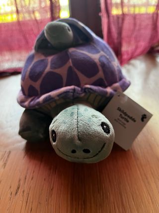 Peluche Tartaruga con Cucciolo Viola