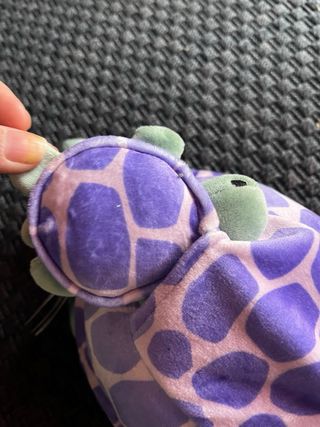 Peluche Tartaruga con Cucciolo Viola
