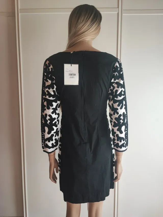 VESTIDO Almatrichi Negro y Blanco Talla S M