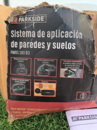 Lijadora de pared Parkside con accesorios