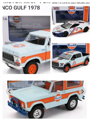 Prezzo per un solo modello 
Modellini  Gulf 1:24