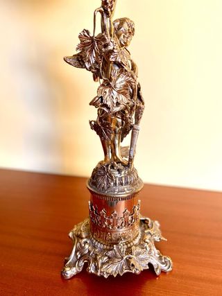 Elegante Reloj Bronce Estilo Francés