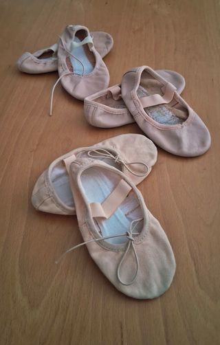 Sapatilhas de Ballet Rosa/Bege