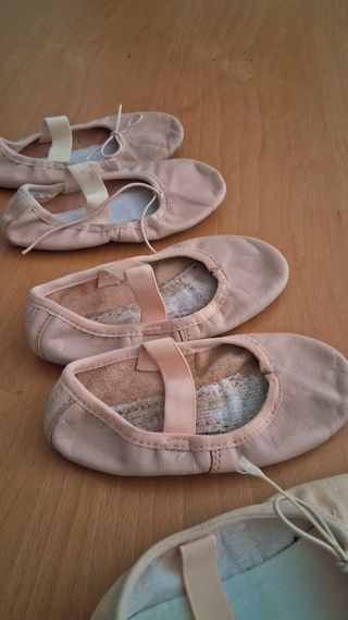 Sapatilhas de Ballet Rosa/Bege