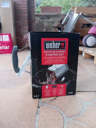 Kit  Weber Chimney Starter Set
Mini barbacoa