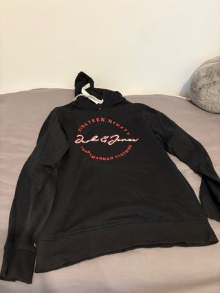 Sudadera Jack & Jones Negra con Capucha