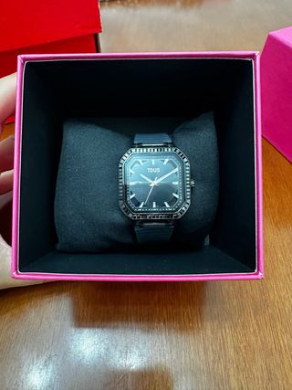 Reloj Tous Gleam Fresh Negro y Plateado
