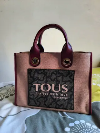 Bolso Tous Rosa y Marrón