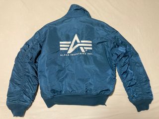 Cazadora Bomber Alpha Industries Azul Talla L