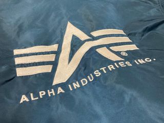 Cazadora Bomber Alpha Industries Azul Talla L