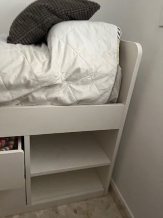 Cama 90x200 con cajones