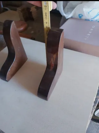 Coppia reggimensola in legno