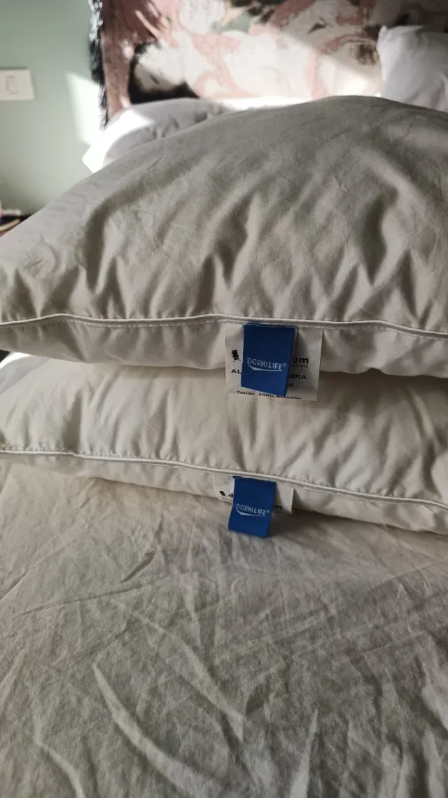 Almohadas Dormitorum sin usar