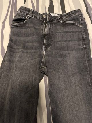 Pantalones Pitillo Zara Negros, para joven delgado