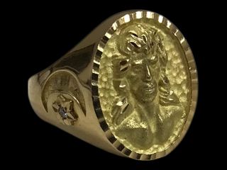 sello oro 18k