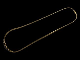 cadena oro 18k 30cm