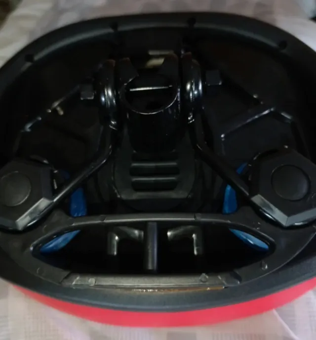 Banco de Bicicleta Memory Foam Preto/Vermelho