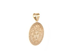 colgante oro 18k con piedra con circonita