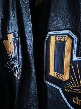 Chaqueta Bomber Zara Negra y Amarilla