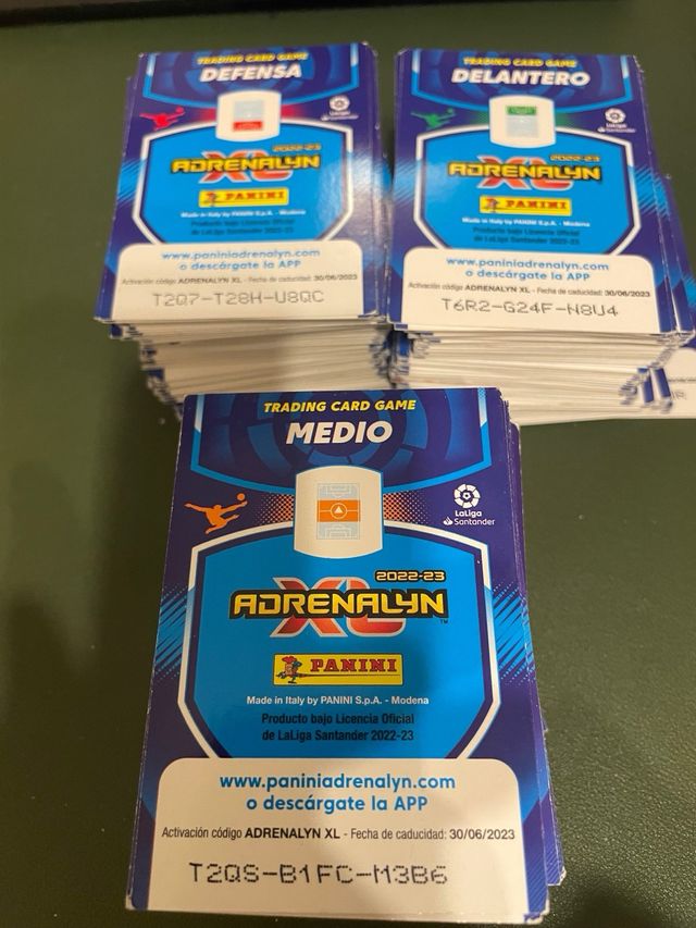 Colección de Cromos adrenalyn 
varias temporadas