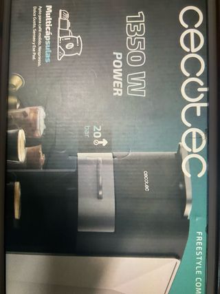 Cafetera Cecotec Multicápsulas 1350W