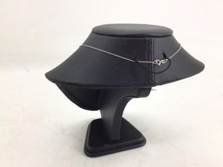 cadena oro 18k con piedra con diamante 23cm