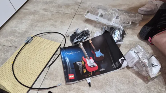 Lego Fender Stratocaster.