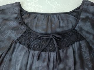 Blusa señora azul Talla Grande