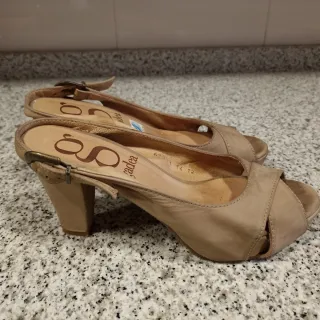 Zapatos de tacón Gadea beige/marrón