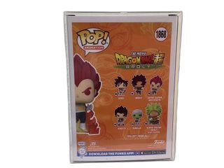 figura accion funko super saiyan god vegeta