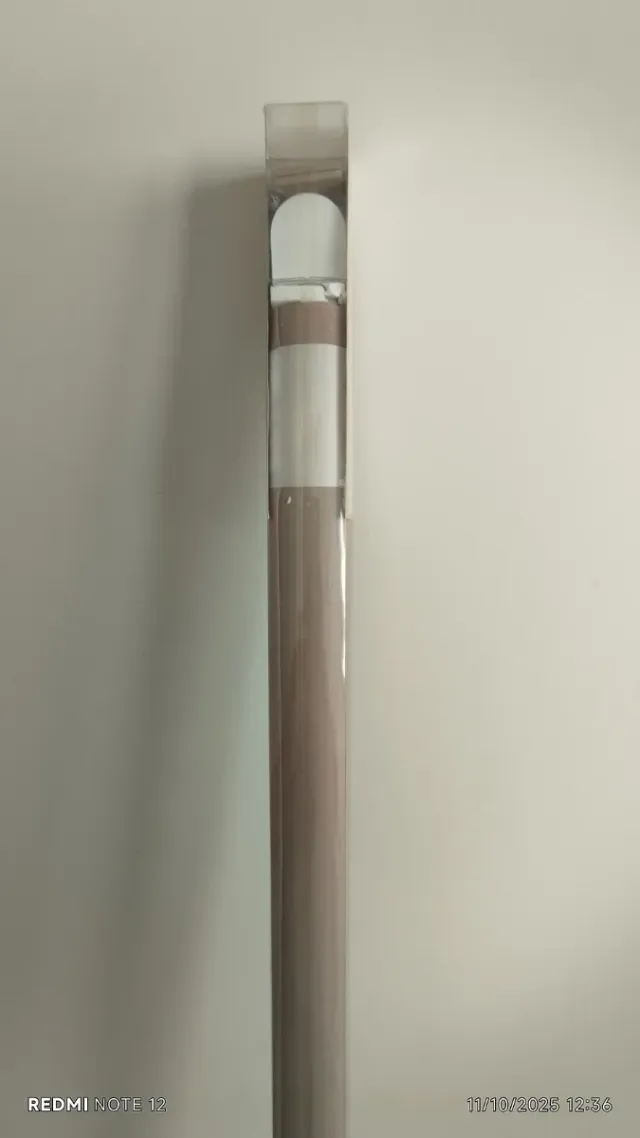 Estore de lino color topo