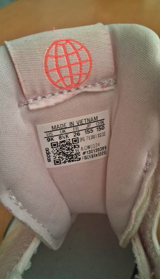 Tênis Adidas Infantil Rosa Tam 26