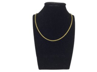 cadena oro 18k 19cm