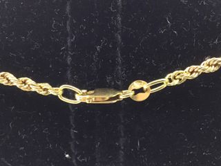 cadena oro 18k 19cm